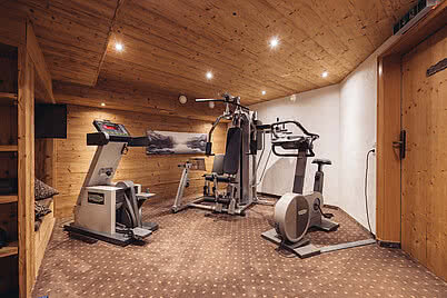 Fitnessraum im Hotel Vermala im Montafon